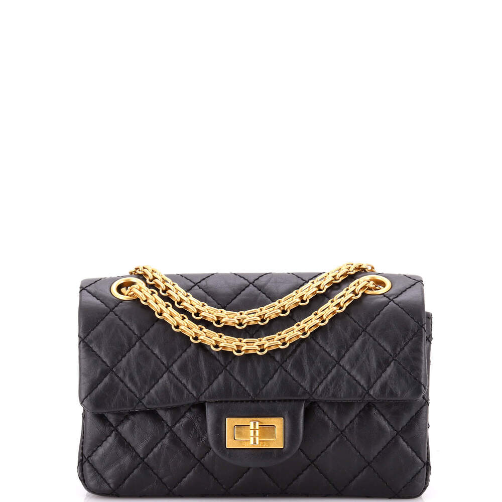 Chanel 224 Reissue 2.55 Flap Bag Quilted Aged Calfskin